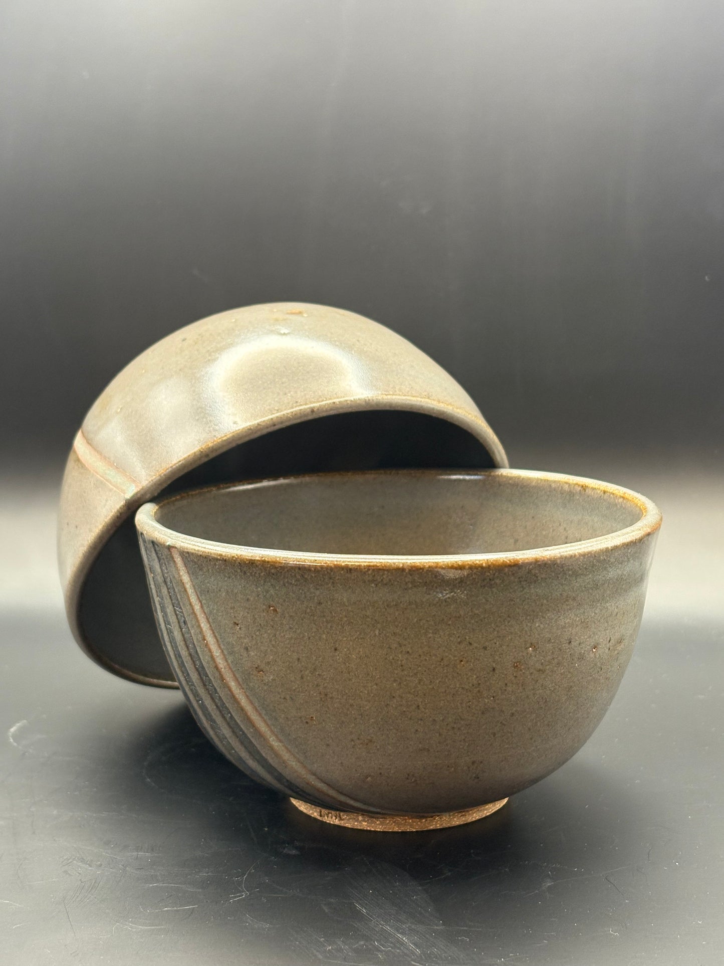 Grey Stripe Bowl #3