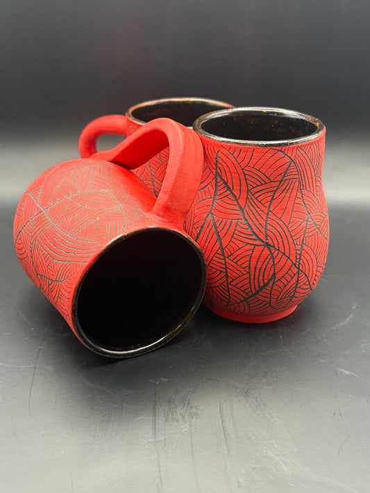 Red 10 oz Mishima Mug