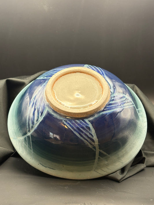 Carved Ombre Serving Bowl